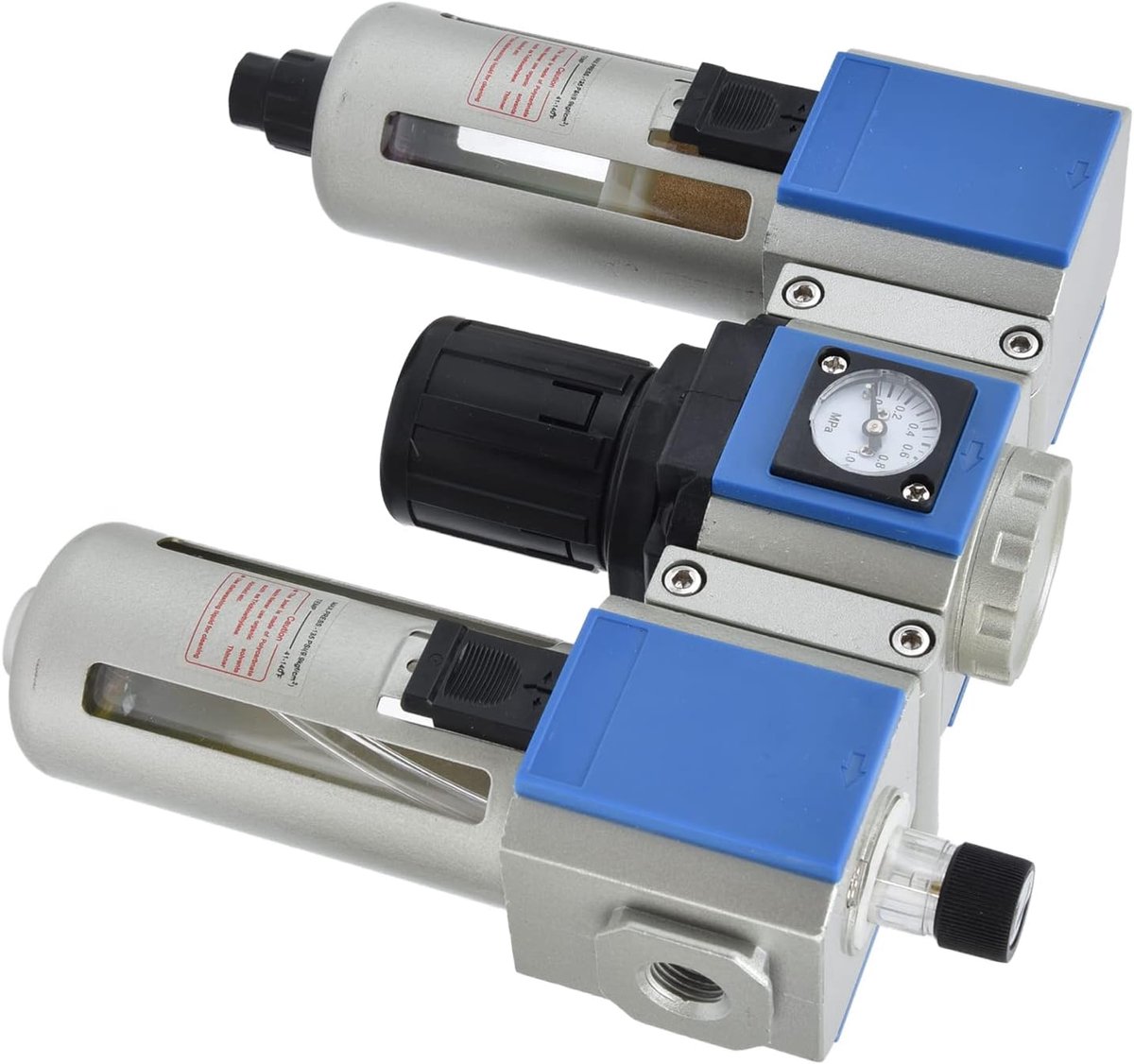 SnelShoppen - Air Dryer voor Compressor, Luchtcompressor Droogfilter Drukregulator Compressed Air Droger Lubricator Water en Olie Scheidingsunit