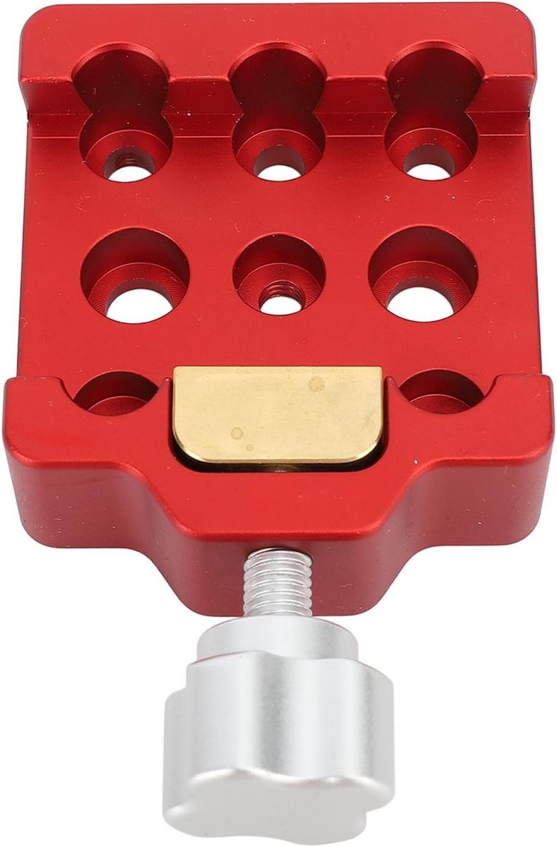 SnelShoppen - Telescope Dovetail Clamp Aluminium Multifunctionele Dovetail Beugel Klem Mount Basis voor Telescopen en Camera's met 8 Bevestigingsgaten