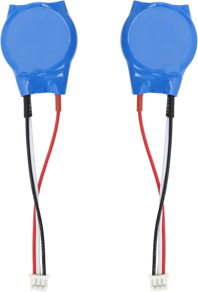 SnelShoppen - 2 Stuks CR2032 BIOS CMOS Accu 3V Geschikt voor Dell Latitude E4310 E6400 E6410 E6500 E6510 E5400 E5500 Series Knopcel Batterijen met 3 P