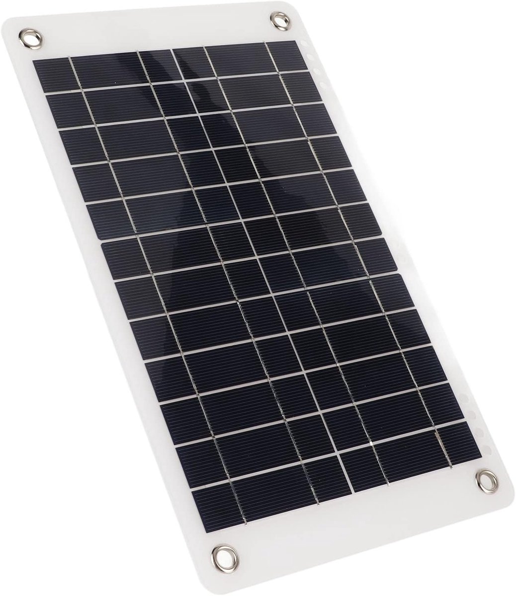 SnelShoppen - Monokristallijn 12 V 8.5 W Zonnepaneel Mini Zonnebatterij Oplader Hoog Rendement Voor Motorhome, Boot, Tuin, Camping