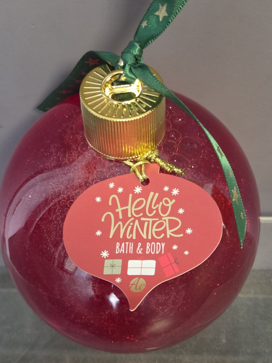 winterspa kerstbal - 500 ml - douche gel - geschenk - bath en body