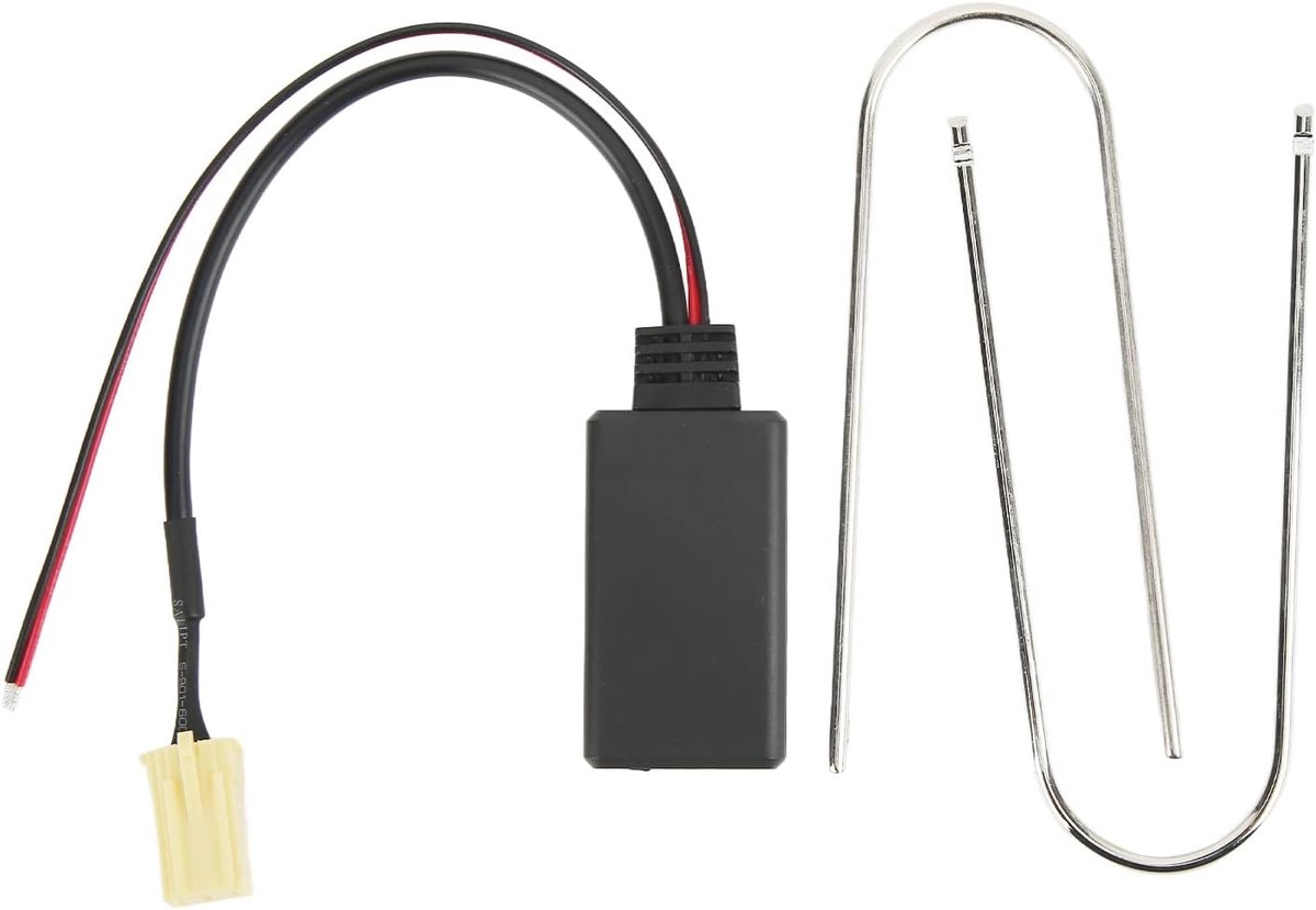 SnelShoppen - Bluetooth AUX Audiokabel Adapter 6 Pin Audio Ontvanger voor Alfa Romeo 147 156 159 Mito Giulietta Brera GT Spider Fiat Bravo Ducato Pand