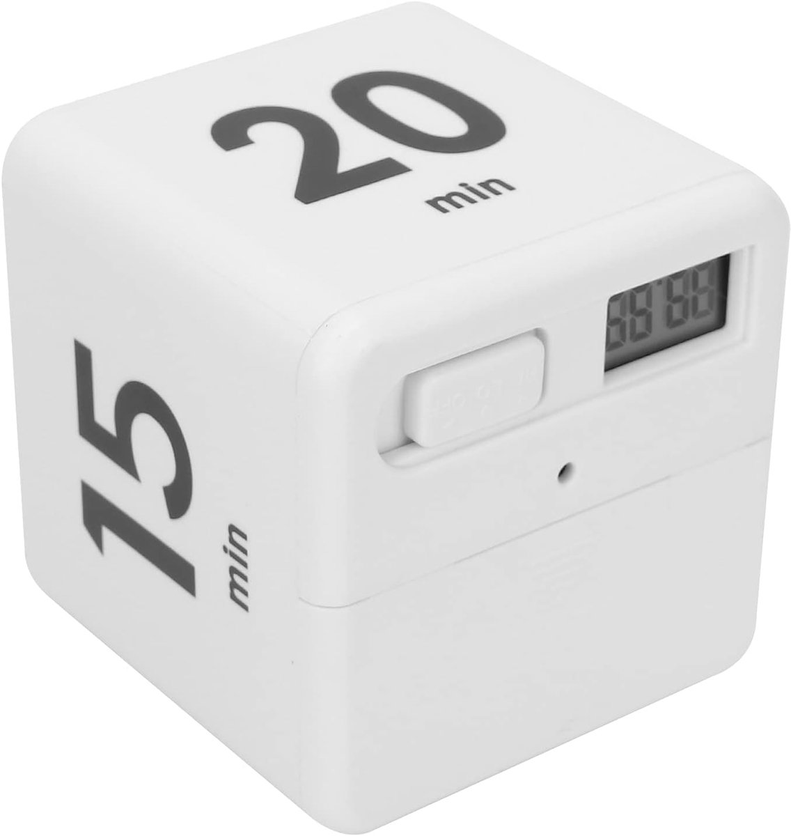 SnelShoppen - Professionele Pomodoro Timer voor Tijdmanagement, Flip Timer voor Beauty Salon, Studie en Koken, 15 20 30 60 Minuten