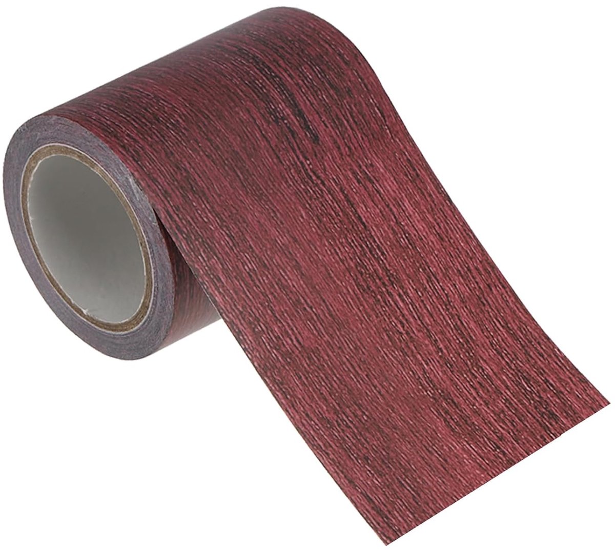 SnelShoppen - Houtlook Reparatietape 2,2 Inch x 15 Meter, Zelfklevende Tape voor Vloer, Deur, Tafel, Kasten, Donker Mahogany