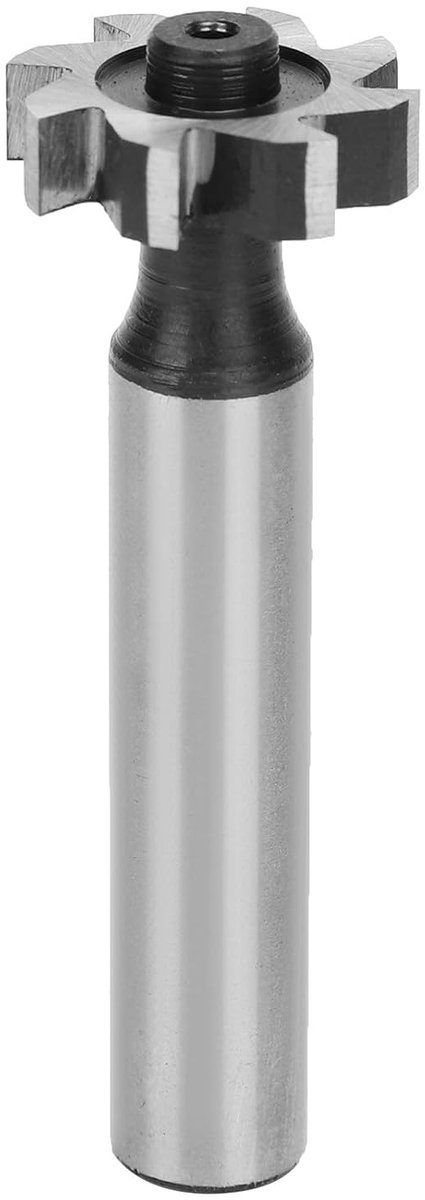 Gleuffrees 5x19x10mm met Woodruff Sleutelzitting, HSS-snelstaal - Halfronde Spiebaan - Machinefreesgereedschap