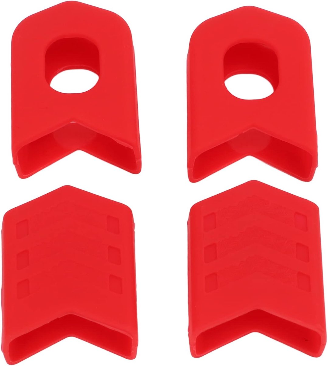 SnelShoppen - Tissting Crank Boot Protector - MTB Mountainbike Crankset Caps Bescherming - Siliconen Fiets Crankhoes - Bescherm en Style Je Cranks