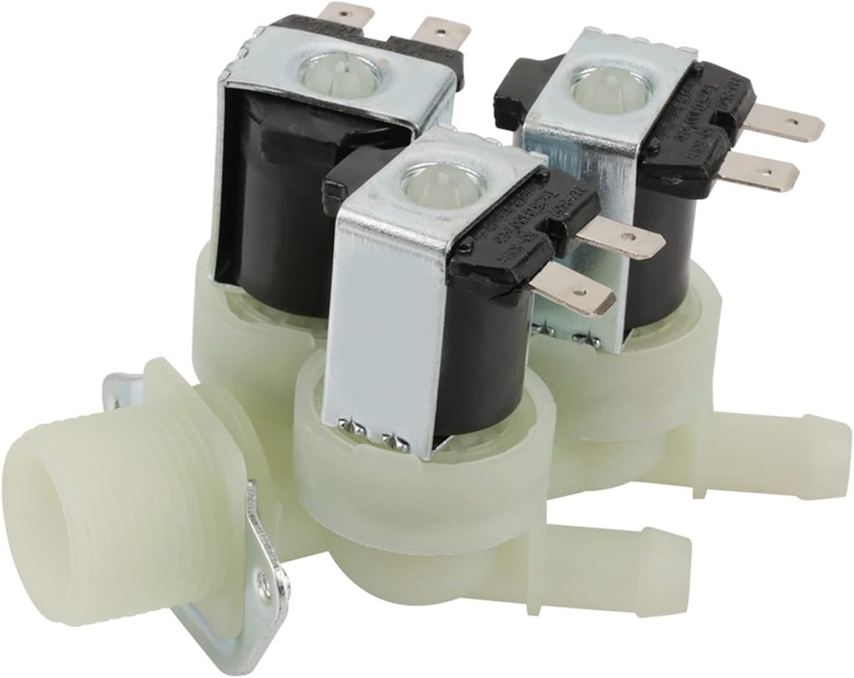 SnelShoppen - 3-Weg Water Inlaat N/C Elektrische Solenoïde Ventiel AC 220V G3/4 - Duurzaam, Vochtbestendig en Corrosiebestendig voor Huishoudelijke en