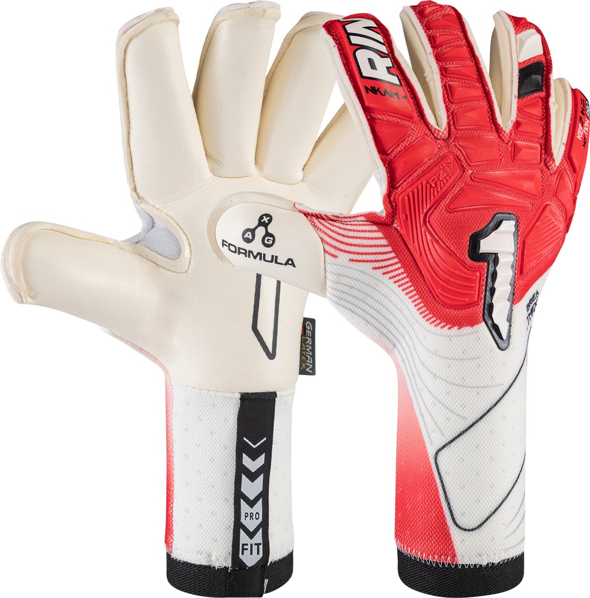 Rinat Nkam Pro Keepershandschoenen Rood,Wit 9