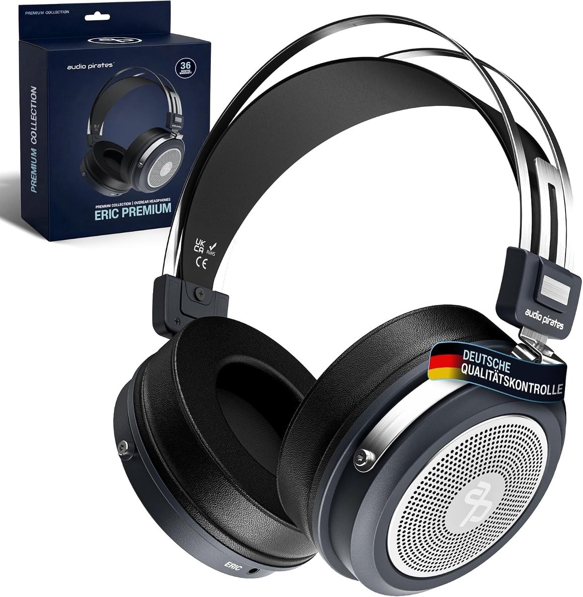 Over-Ear Hoofdtelefoon - Zwart - 50 mm Driver - HiFi Geluid met Open Constructie - Voor Muziekliefhebbers