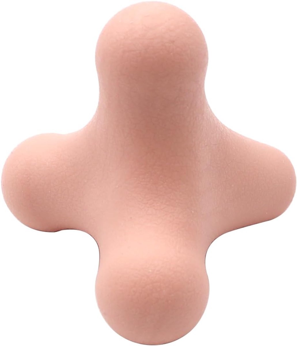 SnelShoppen - Massagebal Triggerpoint Pusher - Compacte en draagbare fascia bal voor voeten, rug, schouders, nek en handen - Ergonomisch ontwerp, verl