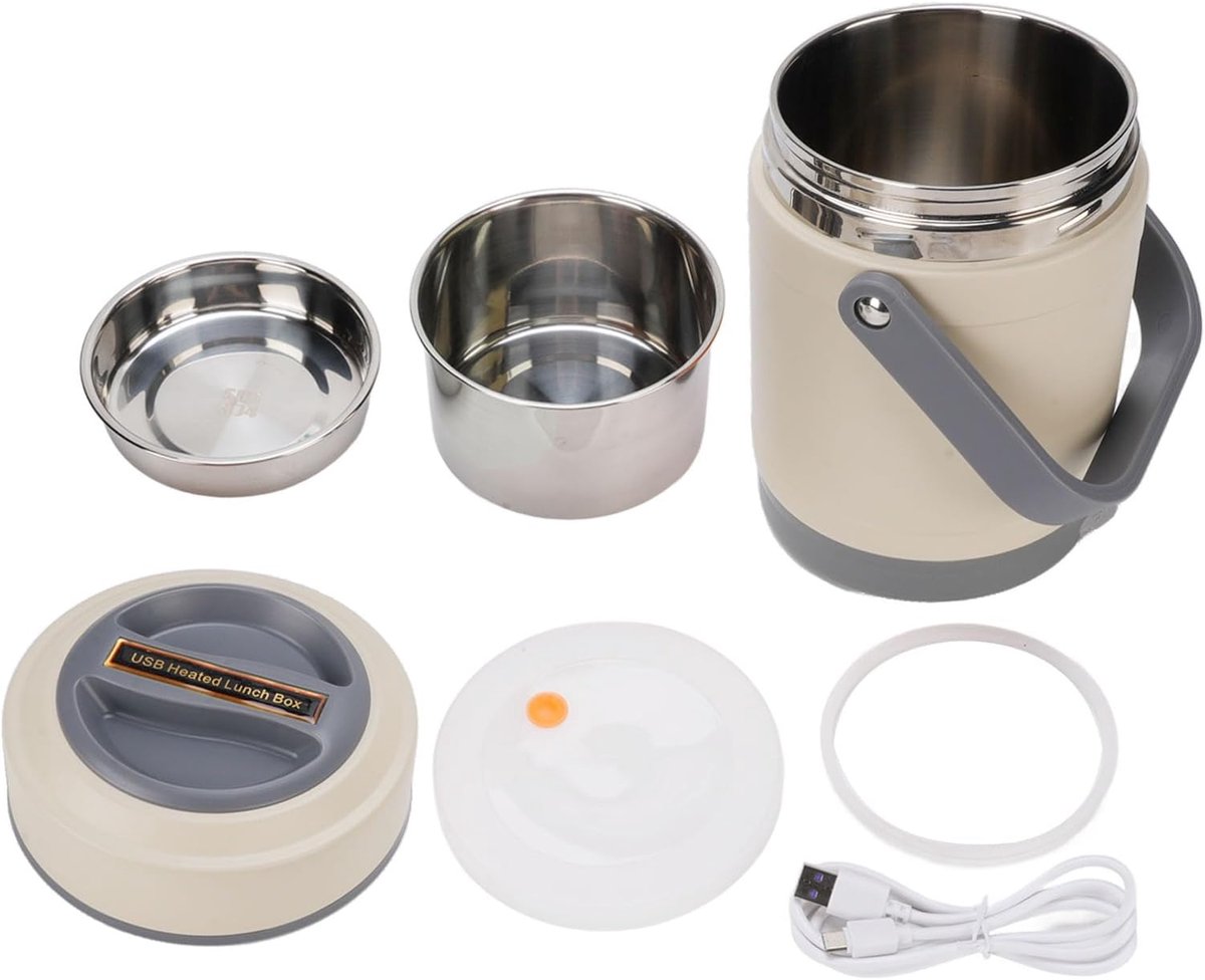SnelShoppen - Hot Pot Elektrisch met Stoomfunctie, 2.0L Ramen met Venster, Multifunctionele RVS Elektrische Pot voor Koken, Draagbare Elektrische Pot,