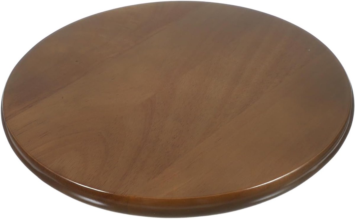 SnelShoppen - Houten Barstoel Zitting Vervanging - Elegante Rond Stoel Zitting - Krasbestendig - Duurzaam - Perfect voor Keuken en Eetkamer