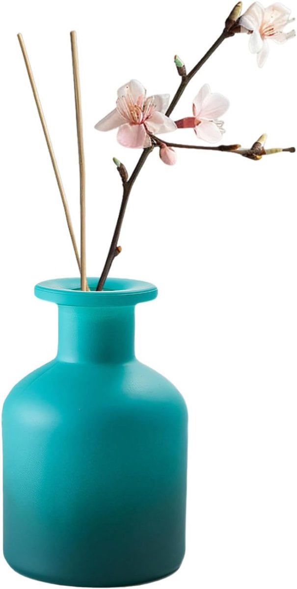 Diffuserfles 150ml - Blauwe gradient - Stijlvol glas - Ideaal voor aromatherapie - ShopVlot