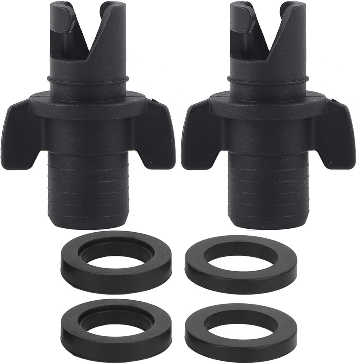 SnelShoppen - Air Valve Adapter voor Inflatable Boats, Lekvrije Kayak Luchtklep Connector, Pomp Adapter voor Opblaasbare Boten en Surfplanken Accessoi