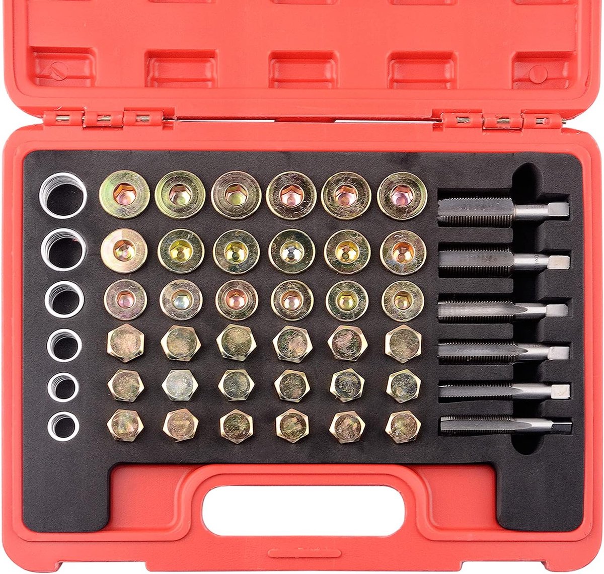 Oilpan reparatieset M13 - M22 - 114-delig - Inclusief afvoertap en olieafvoerpluggen - Ideaal voor diverse automerken - ShopVlot
