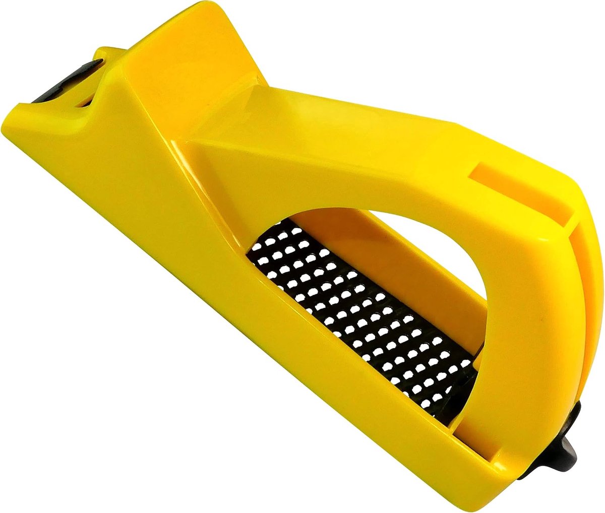 SnelShoppen - Handgrater voor gipsplaten 145x40mm - Universele schuurtool voor gips - Kunststof handvat - Precisie gereedschap voor renovatie en decor