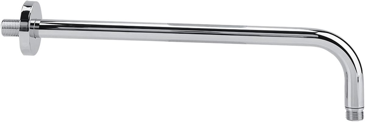 SnelShoppen - Rain Head Arm 16 Inch Doucheslang, RVS Douchearm voor Regen Douches, Hoogwaardige Roestvrijstalen Douchearm, G1/2" Aansluiting, Extra La