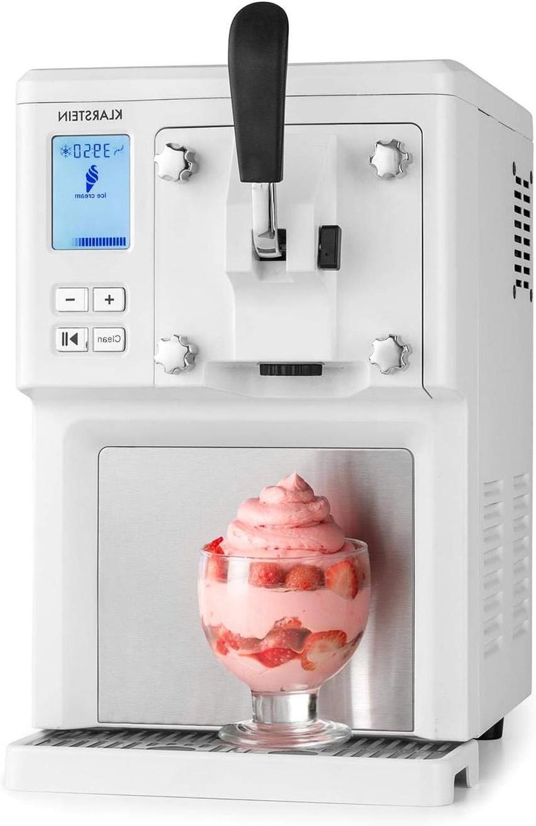 IJsmachine - Dessertmaker - Zelf IJs Maken - Zelfkoelende Compressor - 15 Liter - Wit