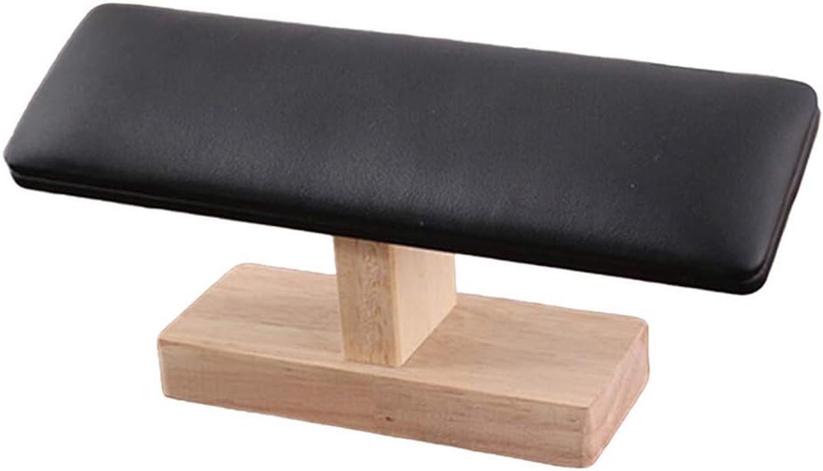 SnelShoppen - Display Stand voor Armband en Ketting - Houten Houder met PU Bekleding en Fluweel Binnenkant - Sierraden Organizer voor Thuis en Winkel