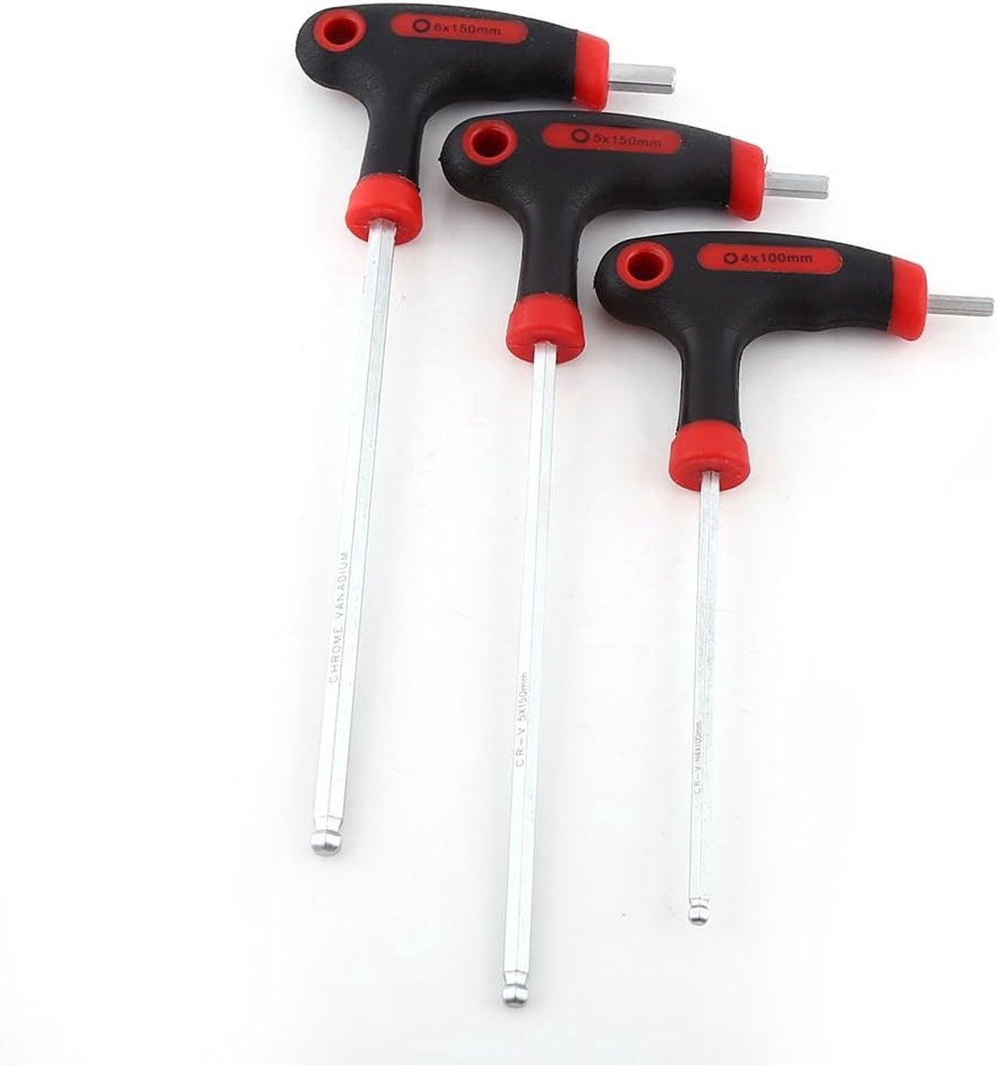 SnelShoppen - Fietssleutelset, Stevige Dubbele Kop 4/5/6mm Fiets Sleutels, Voor Fiets Pedalen, Stuur, Schijfrem, Montage, Reparatie, Onderhoud