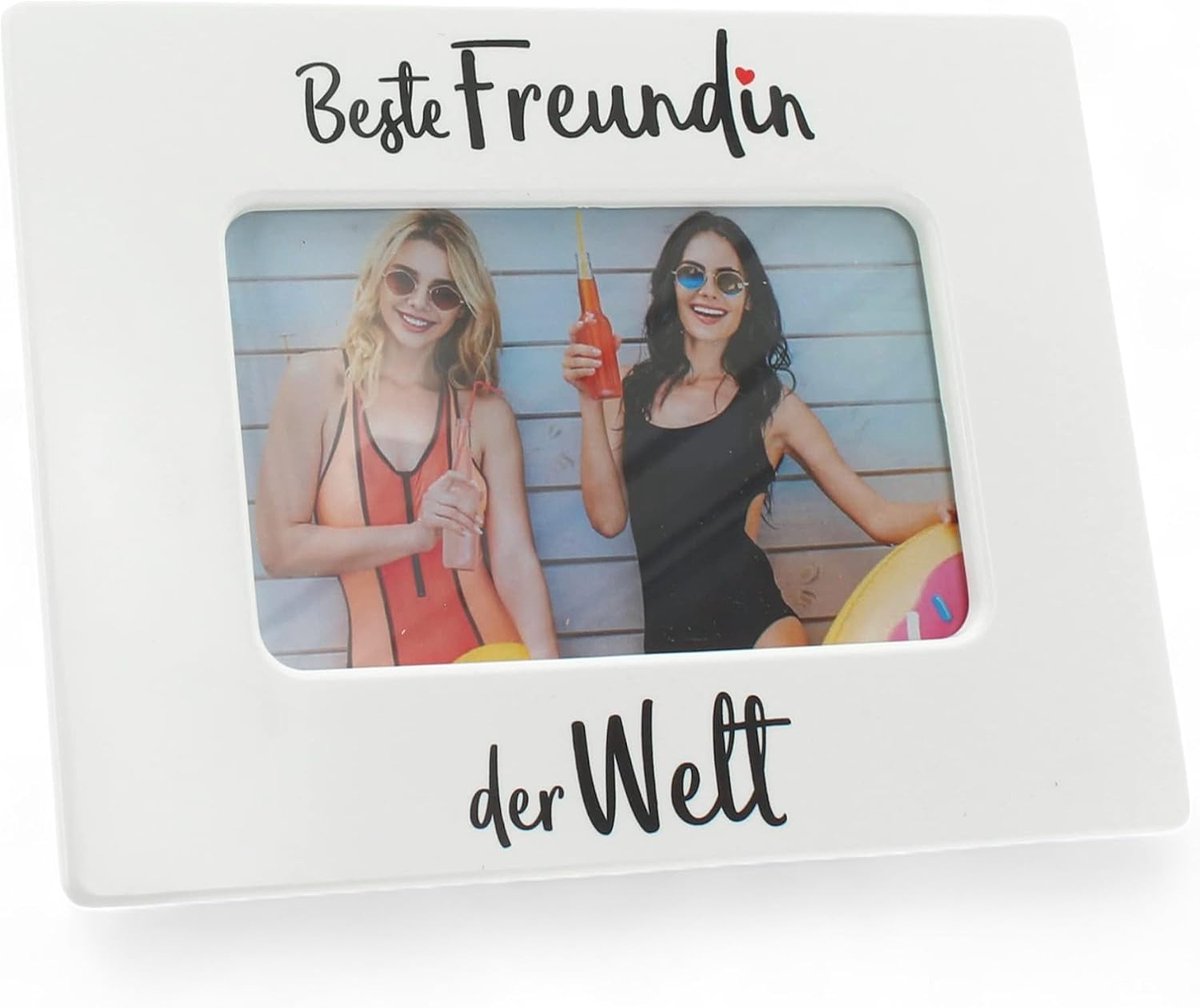 SnelShoppen - Prachtige Vriendschaps Fotolijst 13 x 8 cm | Stijlvolle Foto Frame voor Vrienden | Bescherming Tegen Stof en Krassen | Perfect Cadeau vo