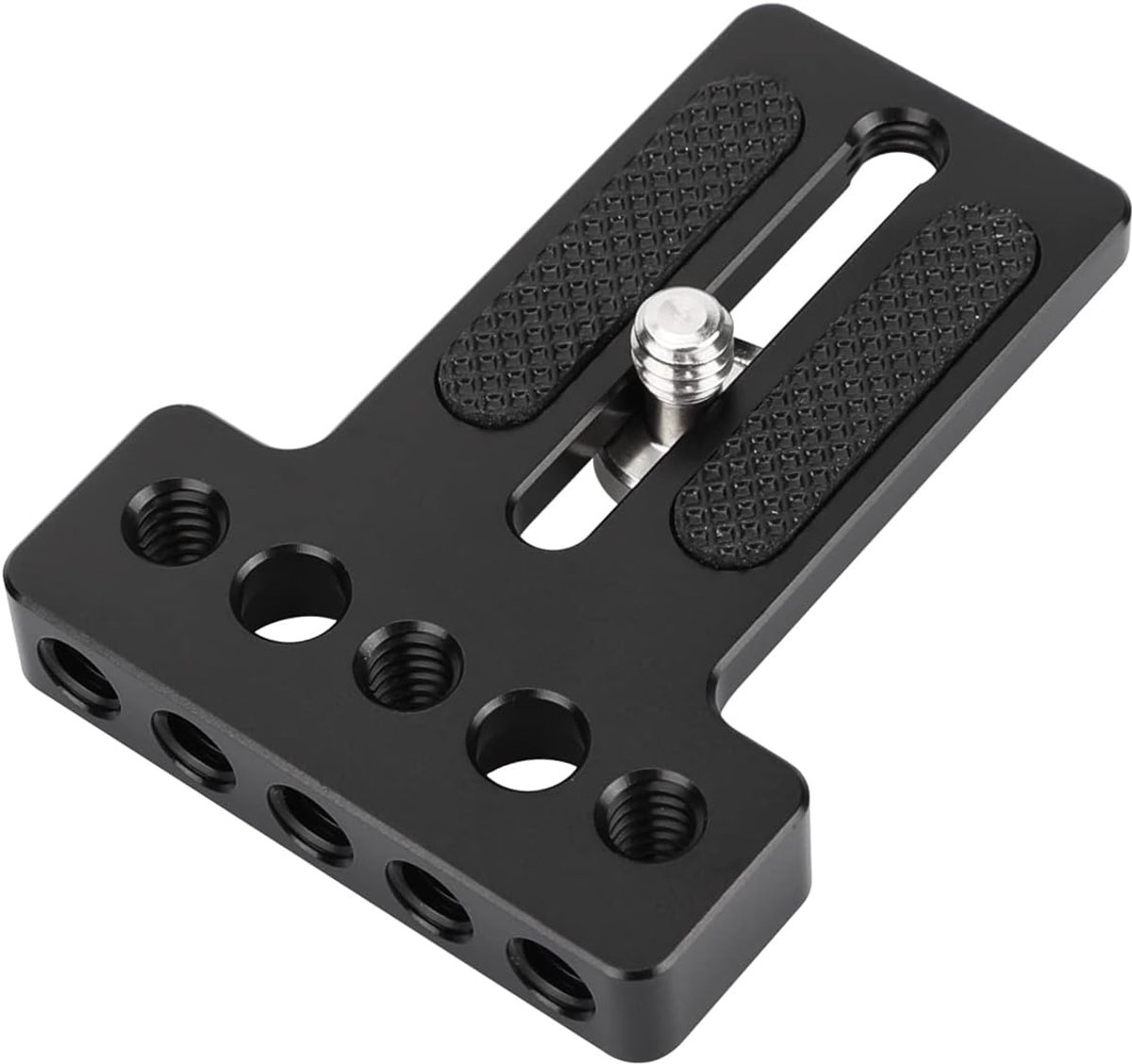 SnelShoppen - Baseplate met montagepoort voor monitor Cage Rig - 3174, Aluminium, 1/4"-20 schroefdraad, Anti-slip rubberen pads, 18 mm afstand, Voor c