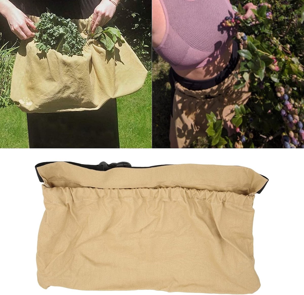 Fruit Picking Apron, Garden Fruit Picking Bag, Oxford Garden Picking Apron for Fruit Citrus Vegetables - ShopVlot