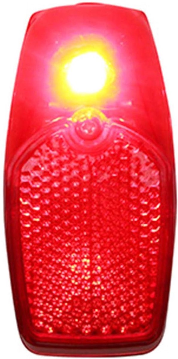 Fietsverlichting Batterij - Achterlicht Fiets - Veilig Fietsen - Rood LED - 2 AAA Batterijen - Rood — afbeelding 2