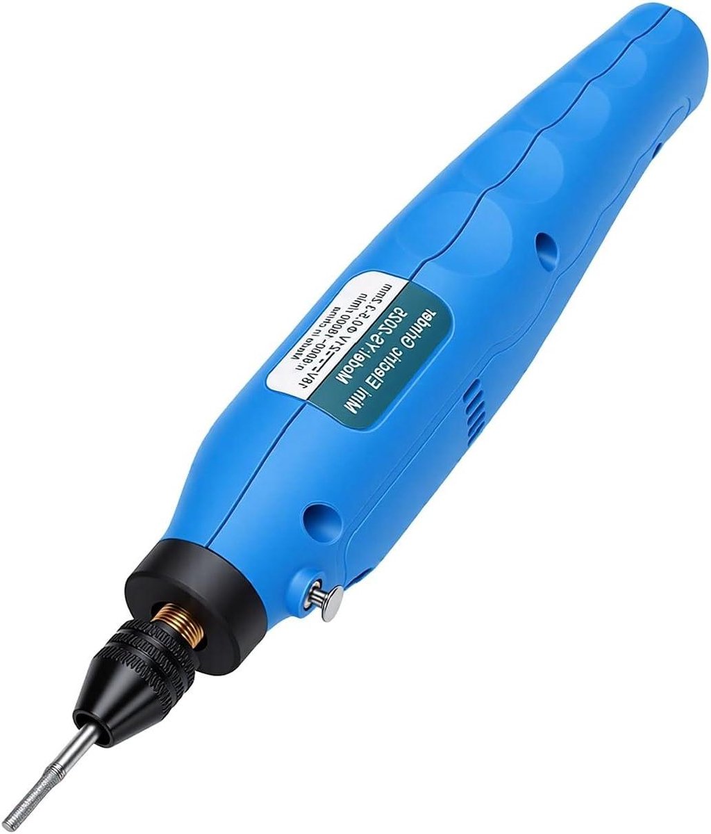 Mini Boorslijpmachine - Draagbare Polijstmachine - Huisreparatie - Instelbare Snelheid - 6000-18000 RPM - Grijs