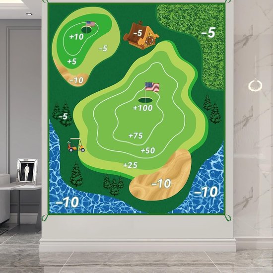 Golf Oefenmat - Sport Hulpmiddel - Swing Oefenen - Dynamisch Feedback Systeem - 180x150 cm - Type A van GOLF — afbeelding 2