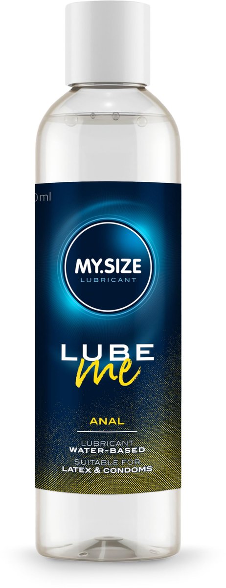 MY.SIZE Lube Me 300ml – Premium anaal glijmiddel met langdurig effect, op waterbasis & huidvriendelijk | Natuurlijke hydratatie & zachte toepassing | Geurvrij & condoomcompatibel