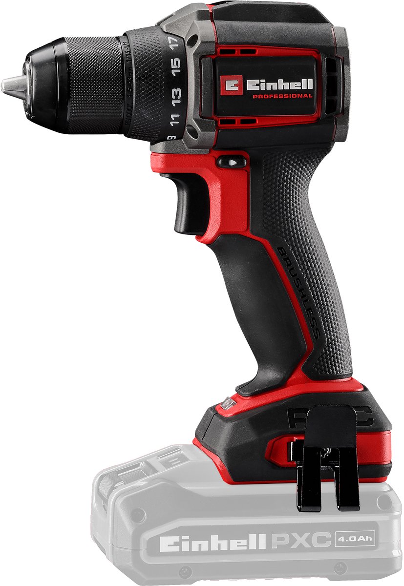 Einhell Professional Accu Boor-/Schroefmachine TP-CD 18/50-C Li BL Solo - Power X-Change - 18 V/Li-ion - Compact model - 50 Nm - 0-500/0-2.000 t/min - Koolborstelloze motor - Excl. accu en lader