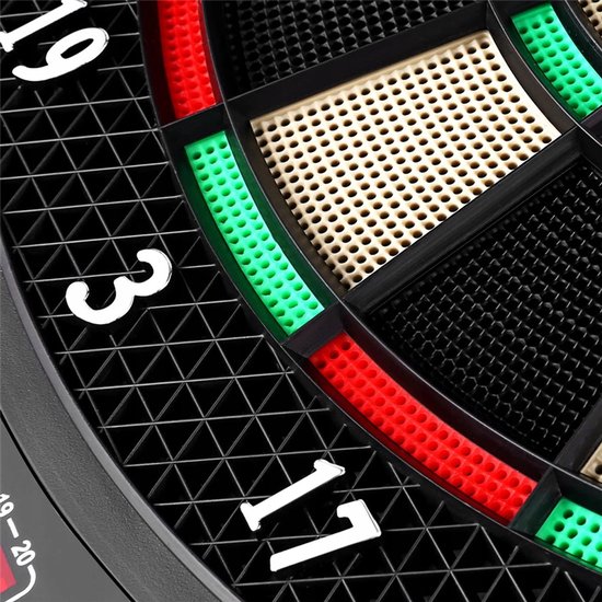 Soft Elektronisch Dartbord - Dartbord - Autodarts Scoring Systeem - 27 Spellen - Duurzaam en Slagvast - LED Scorebord - Spraak - ABS+PP - Dartspel - Voor Thuis en Bar — afbeelding 3