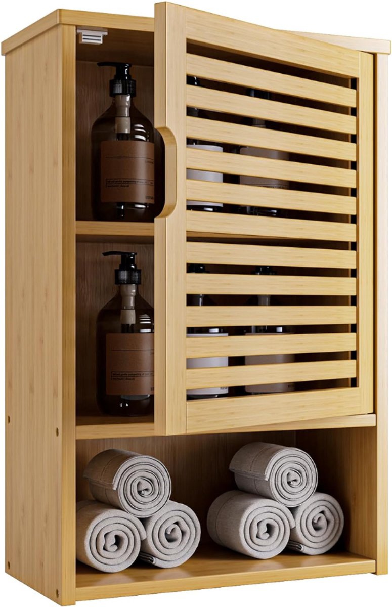 ZRNS® WC Kastje Muur - Voor Toilet en Badkamer - Wandkast - Opbergkast - Hout