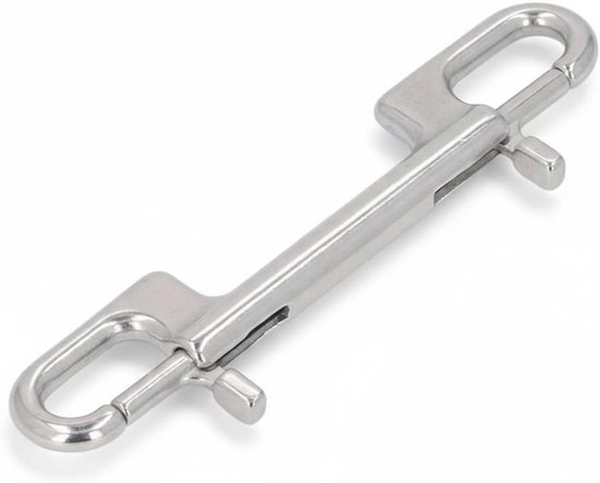 Dubbelsluitende RVS Haak voor Duikers - Stevige Marine Snap Clips voor BCD en Nautische Toepassingen
