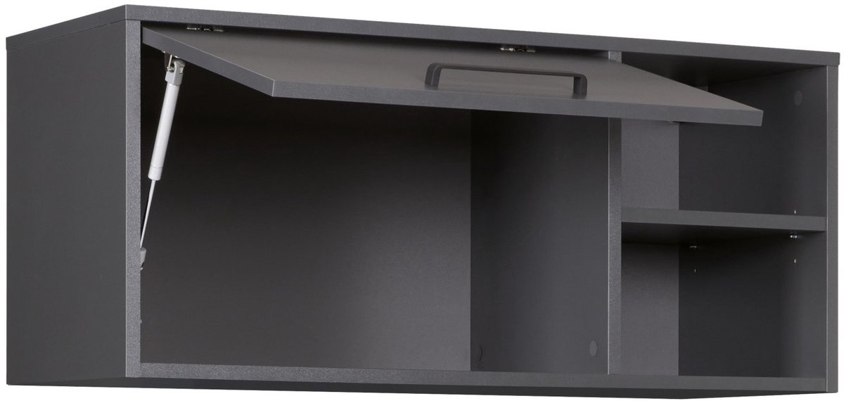 Interlink Lifestyle Studio Flow bovenkast voor wasruimte - hangkast - antraciet - 99 x 40 x 44 cm