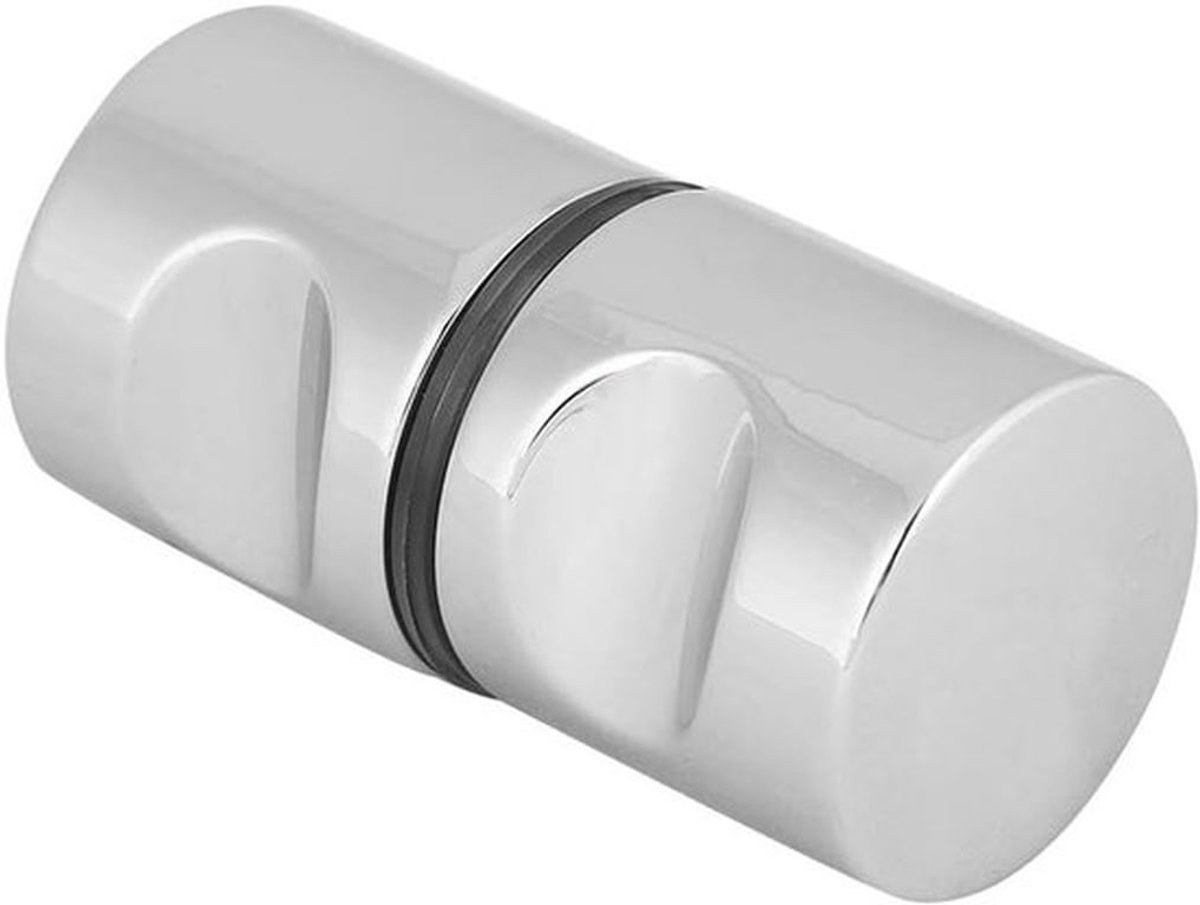 Verchroomde Aluminium Douchedeurknop, Trekknop voor Badkamer, Geschikt voor Glazen Deuren en Douche Hardware