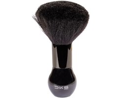 DKS Pro Nekkwast Deluxe Zwart 18,5cm – Barber Nekborstel voor Losse Haren