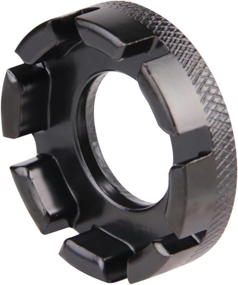 SnelShoppen - Fietsspaak Gereedschap, Spaak Sleutel voor Fiets, Fiets Spaak Tools, Fiets Reparatie Gereedschap, 8-Weg Spaak Sleutel, Zwart, Robuust St