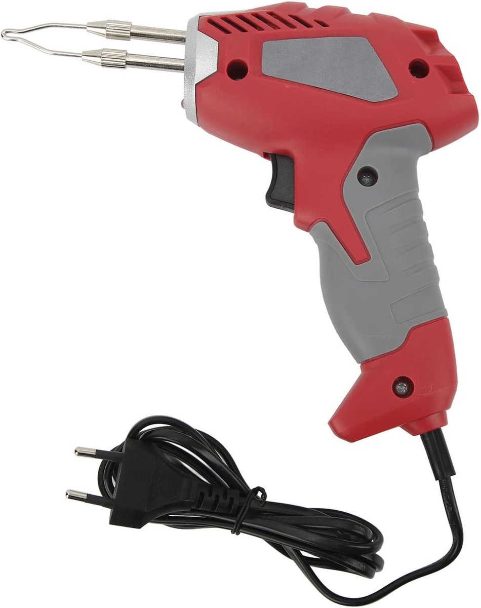 SnelShoppen - Soldering Gun Set 200 °C met EU Plug, 220-240 V, Snelle Verhitting, LED Licht, Ergonomische Handgreep, Perfect voor Elektronische Klusse