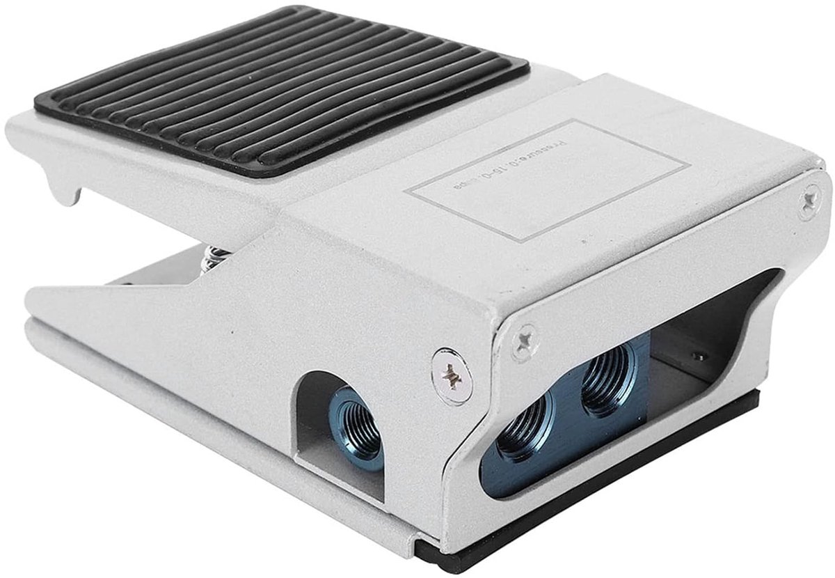 SnelShoppen - Compressed Voet Ventiel Sandblaster 3 Weg 2 Positie Voetpedaal Controle G1/4 Draad Pneumatische Schakelaar voor Luchtcompressor