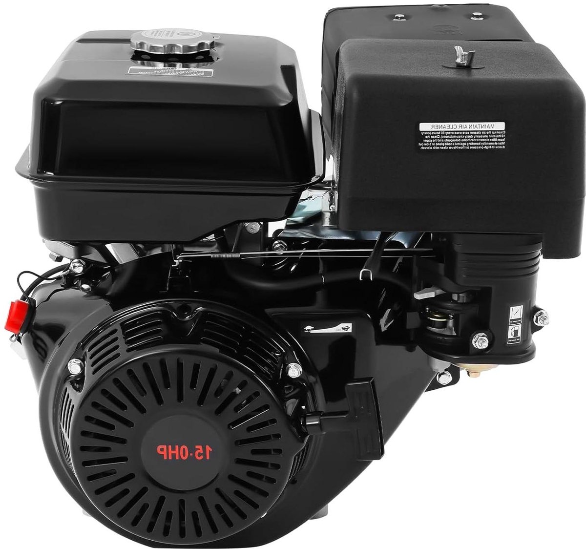 Benzinemotor - Motorblok Aandrijfmotor - Pompen Aandrijven - Automatische Oliebescherming - 9700 W - Zwart
