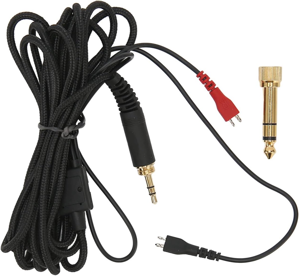 SnelShoppen - Vervangende Audiokabel, Audiokabel Verlengkabel, Vervangende Hoofdtelefoon Kabel voor HD25 560 540 480 430 HD Hoofdtelefoons 3 meter
