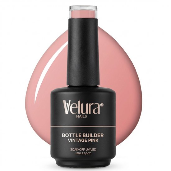 Productfoto van Velura Bottle Builder (BIAB) Vintage Pink 15 ml (bron: bol)