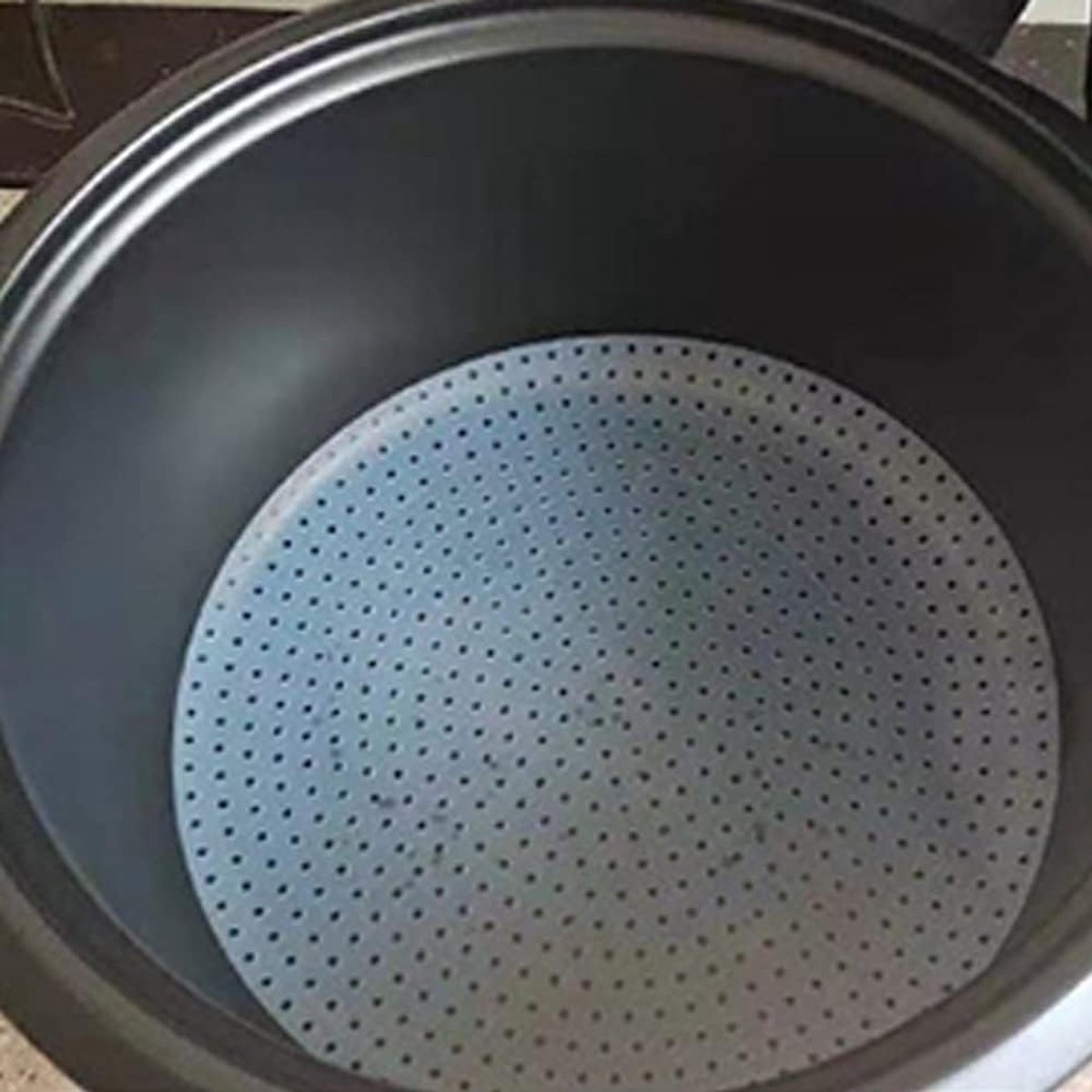 SnelShoppen - Rice Cooker Siliconen Mat 30cm - Brandwerende Silicone Pad voor Commerciële Rijstkokers - Herbruikbaar, Duurzaam, Geur- en Smaakneutraal