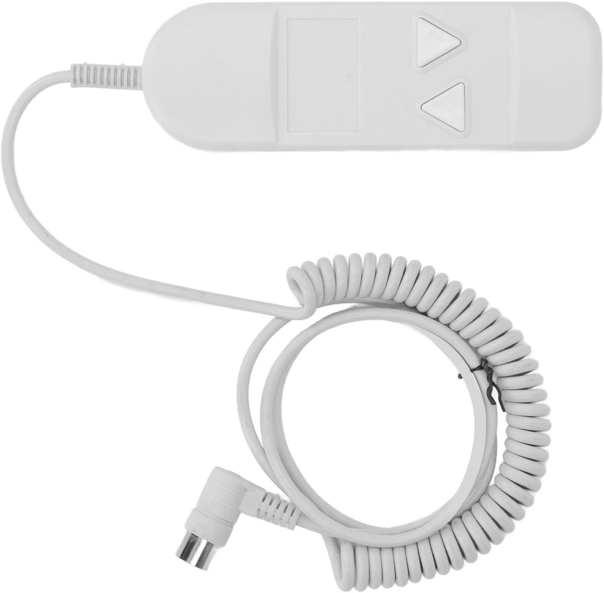 SnelShoppen - 8 Pin 2 Knoppen Handset Controller voor Elektrische Stoel met Heffunctie, Lichtgewicht Plastic Afstandsbediening Vervanging met Spiraalk