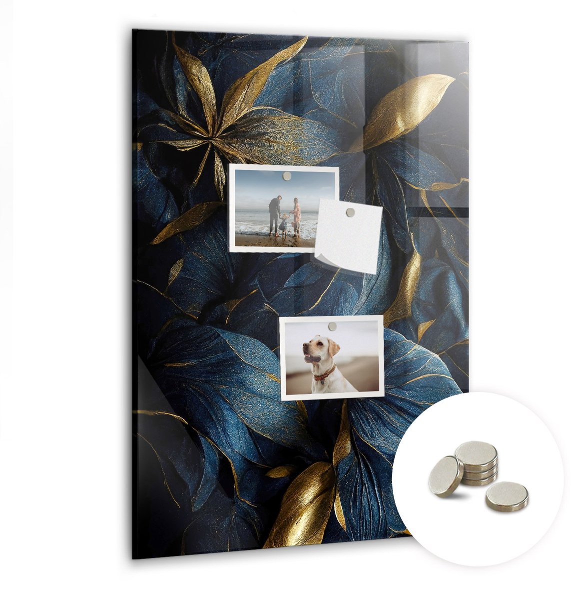 Coloray Glazen Magneetbord - Magnetisch Bord Melkwegstelsel - 40x60 cm - Veelkleurig Magneetbord - Magnetic Board - Wanddecoratie