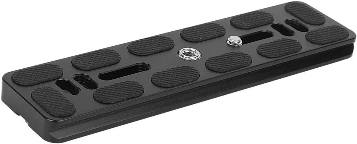 SnelShoppen - Quick Installation Board Aluminium Snelle Bevestigingsplaat met 1/4" Schroef Accessoire voor Arca Mount Balhoofd 100mm (150mm)