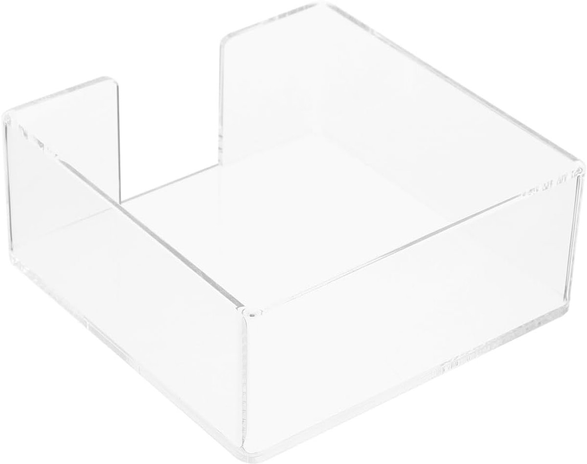 SnelShoppen - Acryl Servettenhouder - Doorzichtige Gastendoekdispenser - Servettenrek voor Keuken en Eetkamer - Handdoekopslag - Buffetservetten Caddy