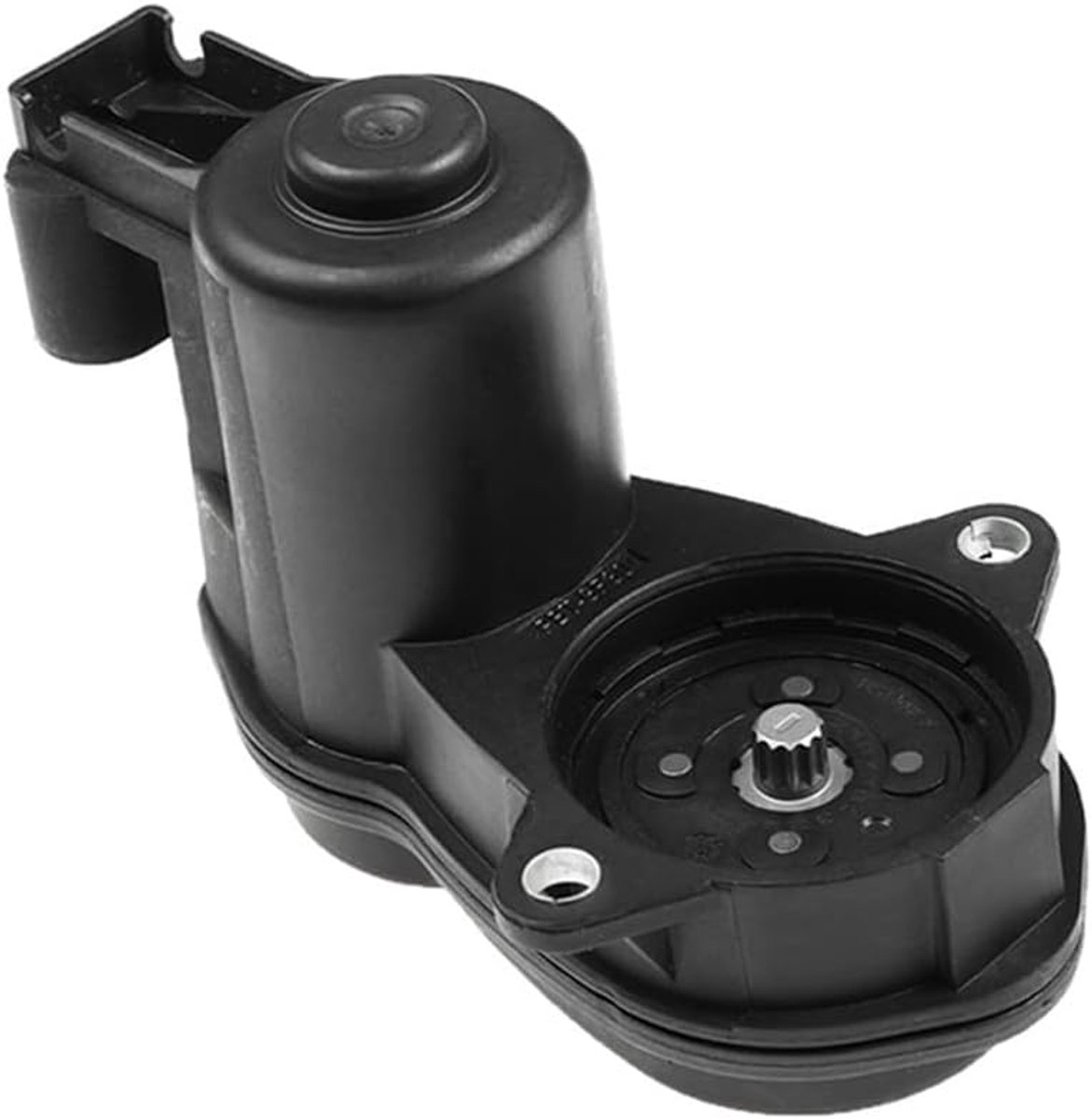 SnelShoppen - Achterste Parkeerrem Actuator, Zwart Kunststof, Compatibel met La*nd Rov/er en BM*/vv 5 Serie, Betrouwbare Vervanging voor Parkeerrem